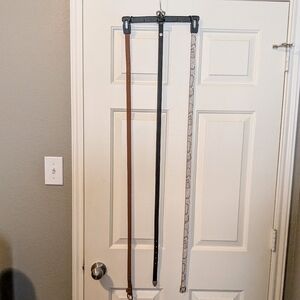 Steve Madden Tan, Black, and Snake Print Belt